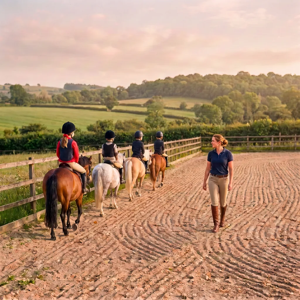 Cours de poney à Ségur-le-Château, Corrèze